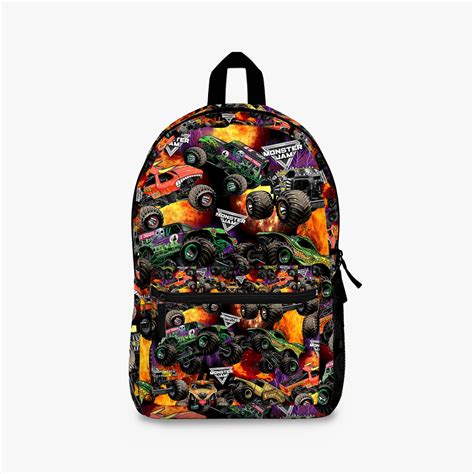 Monster Truck Backpack lunchbox, ngil monster truck school bag sold by ...