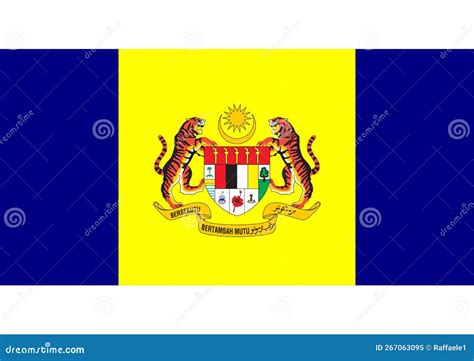 Flag of Putrajaya Malaysia stock illustration. Illustration of penang - 267063095