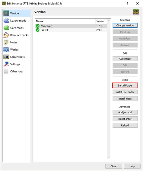 How to Use MultiMC to Download Modpack 的图像结果