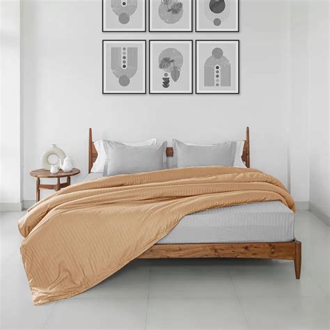 Taupe Cotton Duvet Cover | HomeMonde Lifestyle – Homemonde