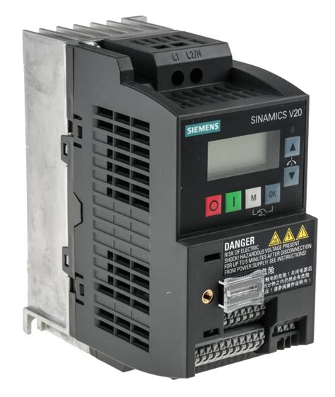 6SL3210-5BB17-5UV1 Siemens | Siemens Inverter Drive, 0.75 kW, 1 Phase ...