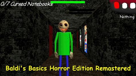 Image result for Basics Remastered Horror Baldi Mod