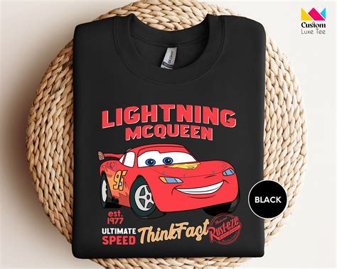 Lightning Mcqueen Race Sweatshirt, Rust-eze Sweatshirts, Disney Pixar ...