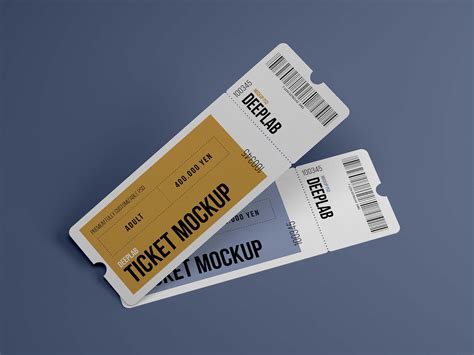 Free Tickets Mockup | Free PSD Templates