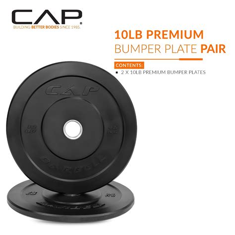 Snapklik.com : CAP Barbell Elite Olympic Bumper Plate Set