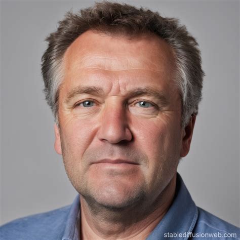 Middle Aged Man Profile Picture | Stable Diffusion Online