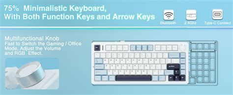 Amazon.in: Buy AULA F75 75% Wireless Mechanical Keyboard | Hot ...