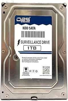 D25 1TB Hard Disk for CP Plus 4 Channel / 8 Channel / 16 Channel / 32 ...