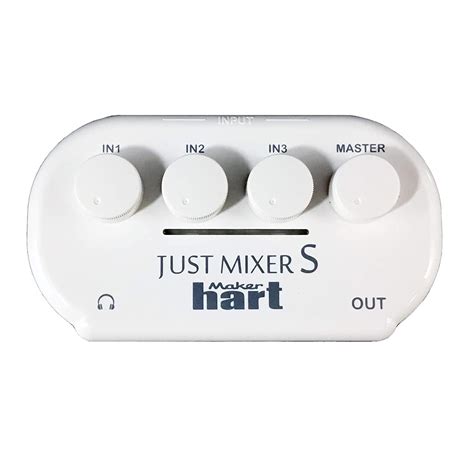 Maker hart Just Mixer S - 3 channel 3.5mm stereo input/output Mini ...