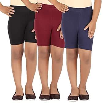 Lula Girls Multi Purpose Shorts/Tights with Stretchable Soft Cotton ...