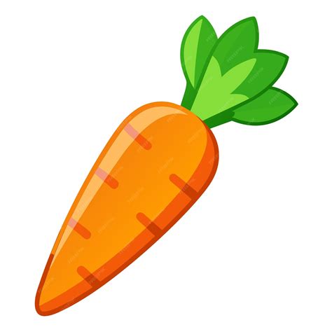 Premium Vector | Carrot clip art and Vector Design With a White Background