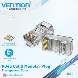Jual VENTION - Kepala Kabel LAN RJ45 Cat6 Cat6A UTP FTP Modular Plug ...