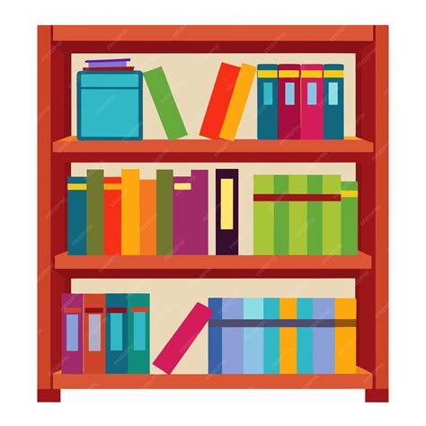 Bookshelf Clip Art