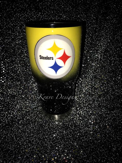 Pittsburgh Steelers Stainless Steel Tumbler · Krave Designs Custom ...