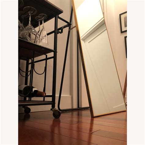 Floor Mirror, Gold Frame - AptDeco