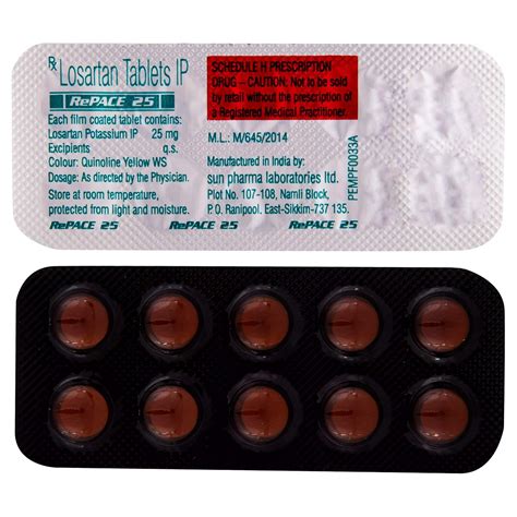 Repace 25 - Strip of 10 Tablets : Amazon.in: Health & Personal Care