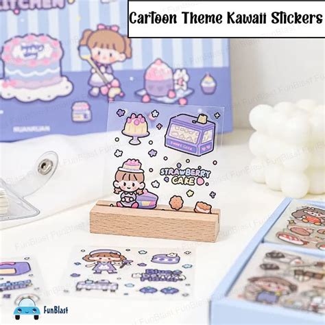 Cute Girl Theme Kawaii Stickers -200 Sheets Cute Washi Stickers for Pr ...