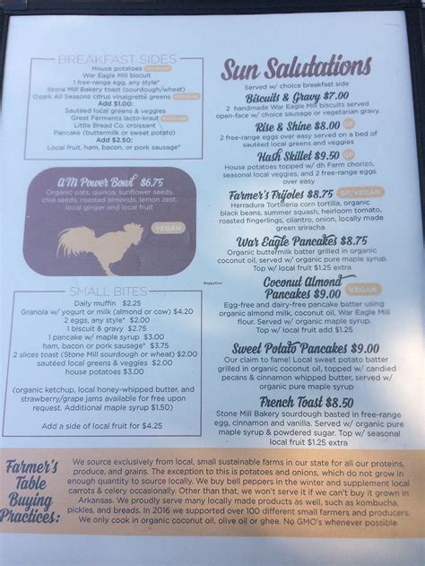 The Farmer's Table Cafe - Fayetteville Arkansas Restaurant - HappyCow