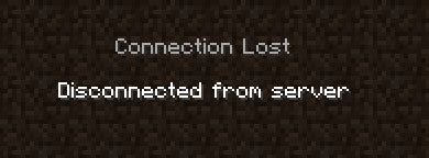 Image result for Minecraft Disconnected From Server Friend Left