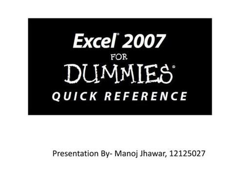 Image result for Microsoft Excel Quick Reference Guide