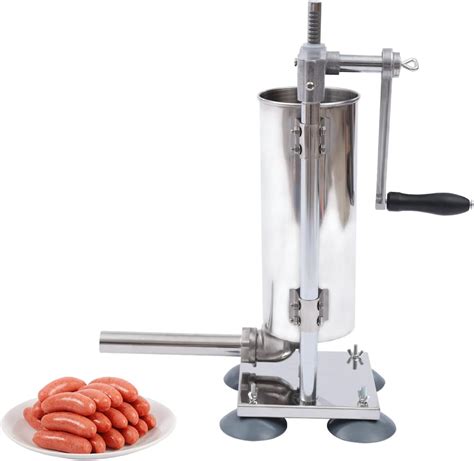 Vertical Manual Sausage Stuffer Machine, Stainless Steel Sausage Casing ...