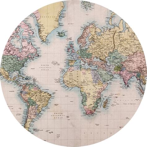 Circular World Map 的图像结果