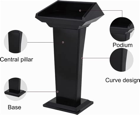 Buy OYhmc Podium Presentation Lectern Stand, Presenter Lectern Podium ...