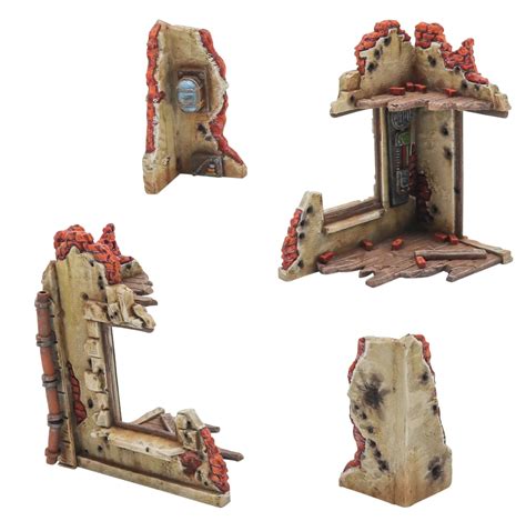 Buy Konflikt'47 - Ruined Building - Warlord Games - Miniatures games