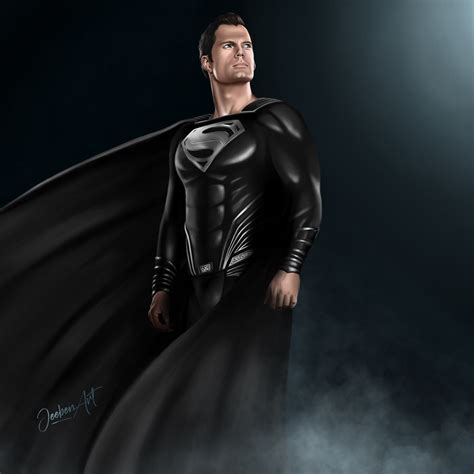 Jeeben Art - Superman "Black Suit" : Zack Snyder's Justice League (2021)