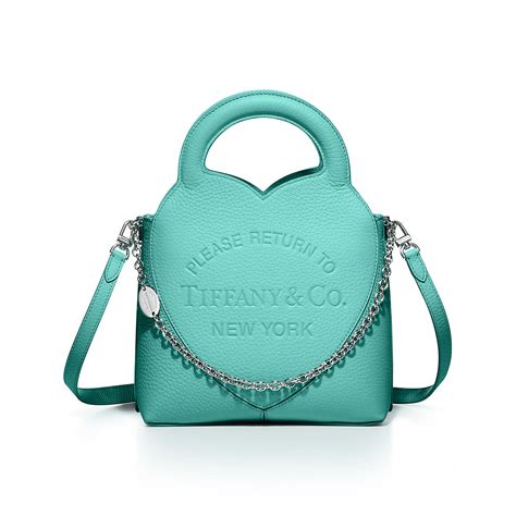 Return to Tiffany™ Mini Tote Bag in Tiffany Blue® Leather | Tiffany & Co.
