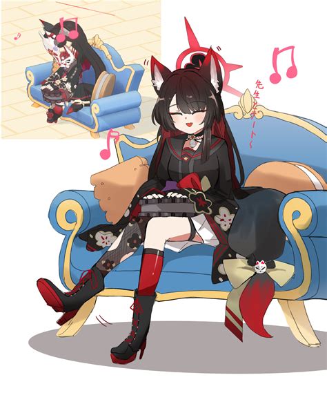 wakamo (blue archive) drawn by unli_free | Danbooru