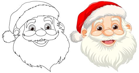 Christmas Santa Claus Face