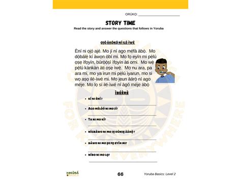 Yoruba Basics, Yoruba Basics Workbook for Beginners, Workbook for 8 to 13 Years Level 2, Basic ...