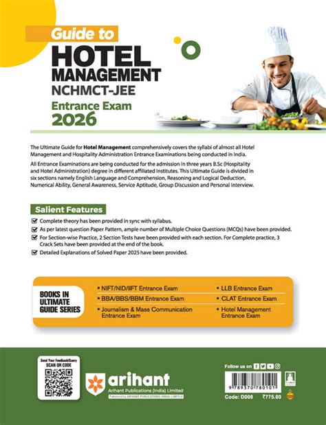 Shop NCHMCT-JEE Hotel Management Exam 2026 Study Guide Book – arihantbooks