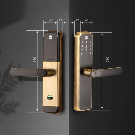 Yale Zuri S (Antique Bronze) Smart Lock with 5 way unlocking – Yale India