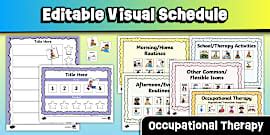 My Daily Schedule (ABA) | Daily Routine Templates for Children | FSHN ...