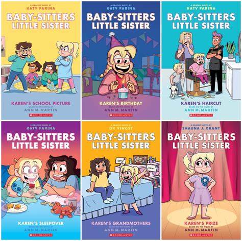 Baby-Sitters Little Sister Graphix Series 6-Book Collection Set (Book 5 ...