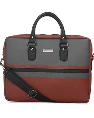Vaku Luxos® MILAN 14 Inch Laptop Bag Leather Collection Messenger ...