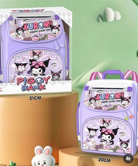Electric Kuromi School Bag Piggy Bank/Money Box – Gift Ocean