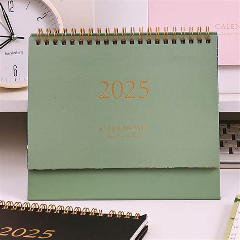 Small Desk Calendar 2025-2026, Desktop Calendar 2025 Standing Flip ...