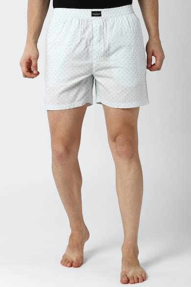 Buy Men Blue Print Boxers Online - 545167 | Peter England