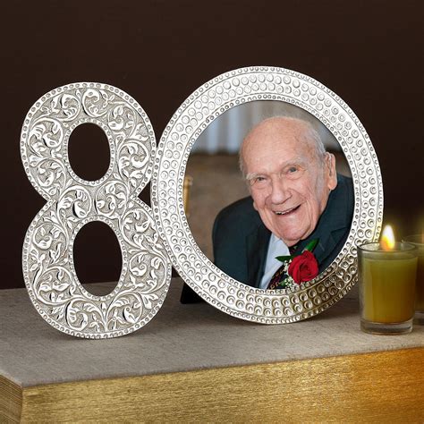 80-SHAPED PHOTO FRAME – Code Silver