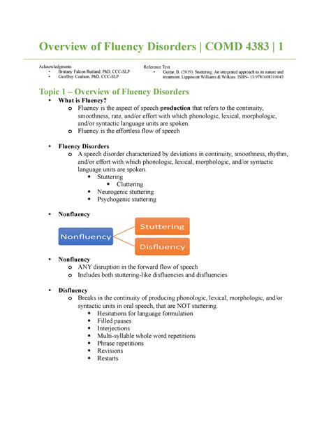 Image result for Fluency Disorders