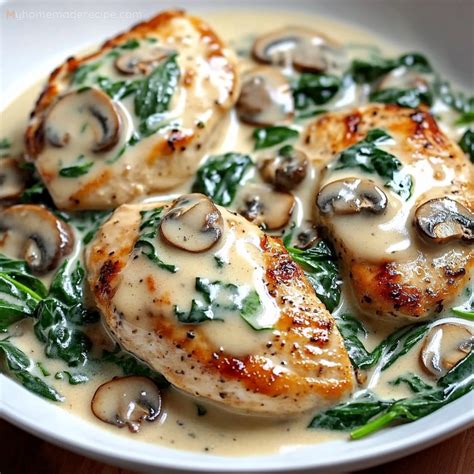 Chicken Spinach Mushroom Recipe
