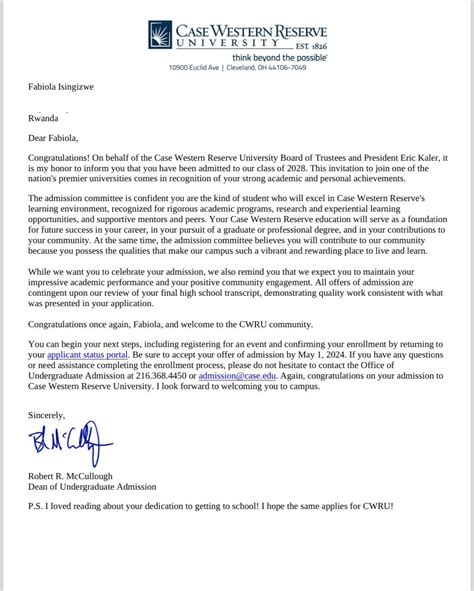 From UWC Costa Rica to Case Western Reserve University in the US