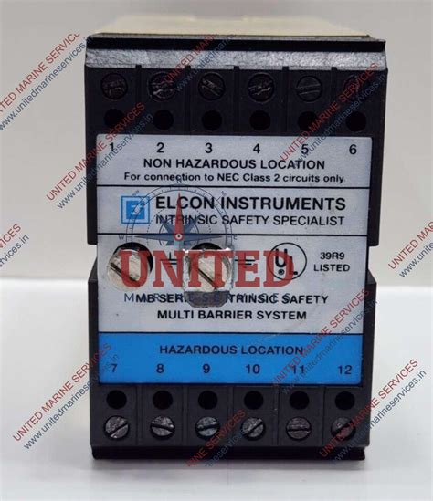 ELCON INSTRUMENTS MB4/4/20+20+ MB SERIES-INTRINSIC SAFETY MULTI BARRIER ...