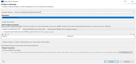 Error handling in MuleSoft