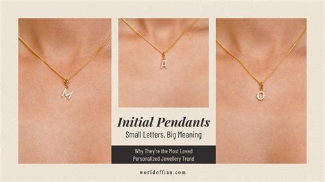 Initial Pendants: Small Letters, Big Meaning—Why They’re the Most Love ...
