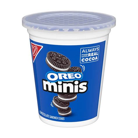 Buy OREO Minis Chocolate Sandwich Cookies Go-Paks Snack Cup, 3.5 oz ...
