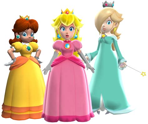 Pictures Of Princess Peach Daisy And Rosalina